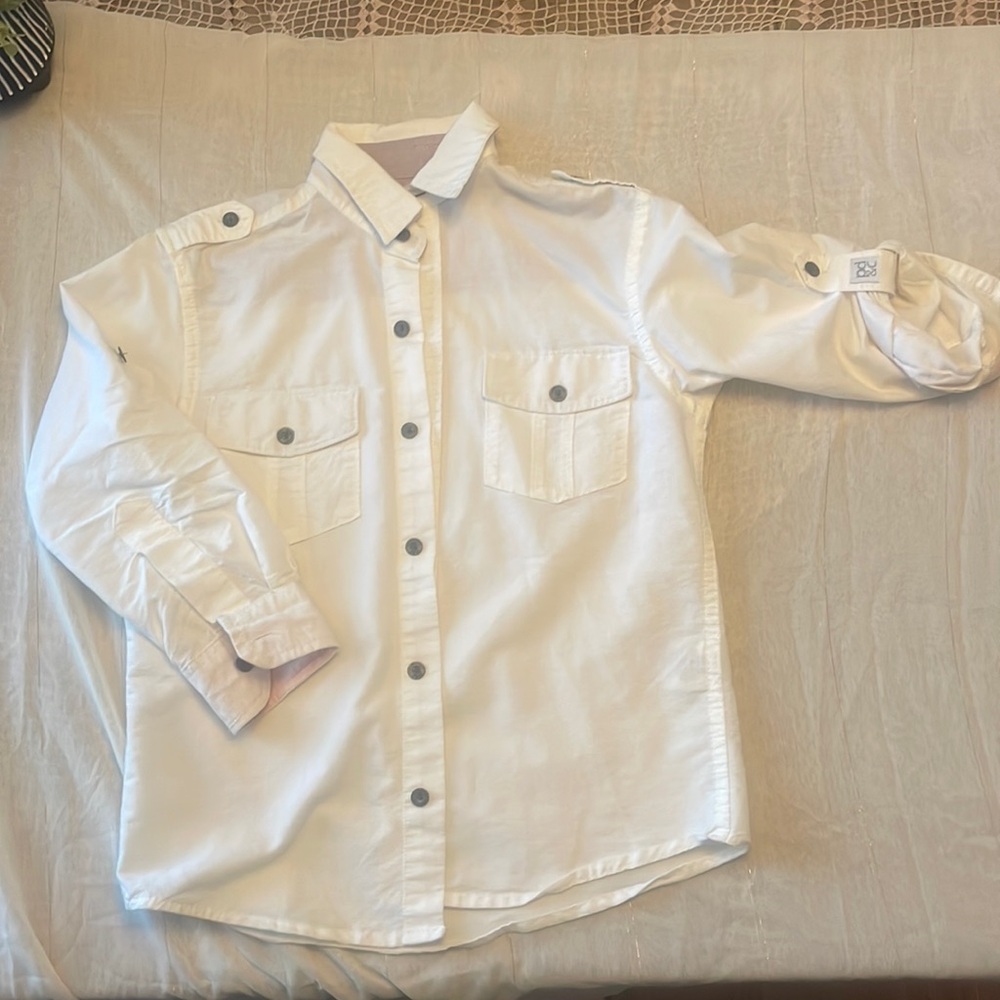 PD&C.White Shirt. Size Large (6) 003